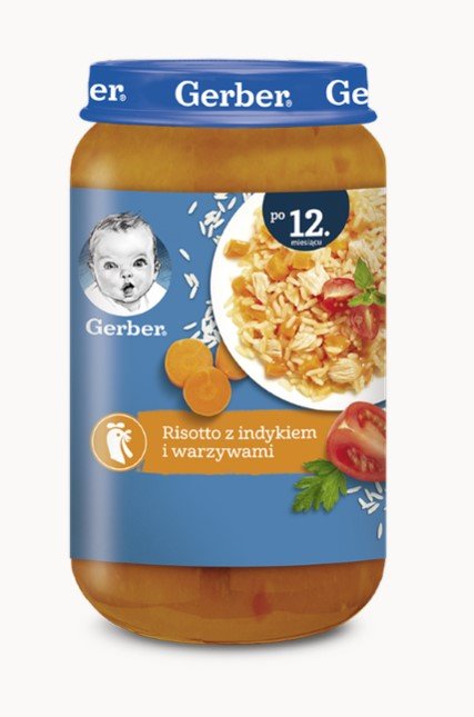 Nestle Gerber Doremi Risotto z indykiem i warzywami po 12 m-cu 250g