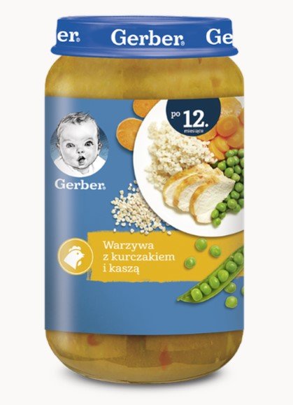 Gerber WARZYWKA Z KURCZAKIEM I KASZĄ 250G