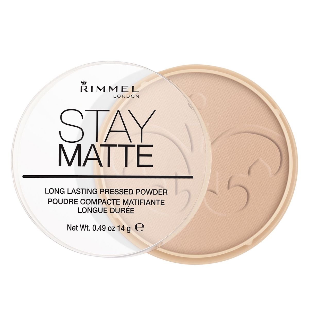 Rimmel Stay Matte Long Lasting Pressed Powder puder do twarzy 005 Silky Beige 14g