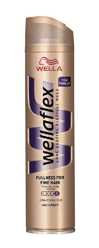 WELLA - Wellaflex - 5 Fullness for Thin Hair - Hairspray - Lakier do cienkich włosów - 250 ml