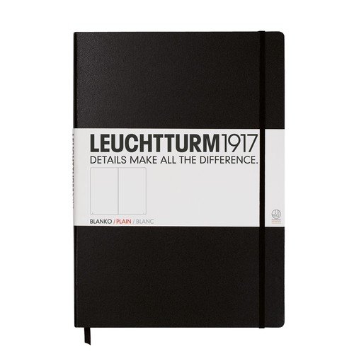 Leuchtturm, Notes Master Classic, 233 strony, gładki, czarny