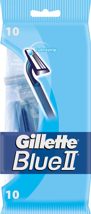 Фото - Бритва / лезо Gillette Blue II maszynka do golenia jednorazowe maszynki do golenia 10 sz 