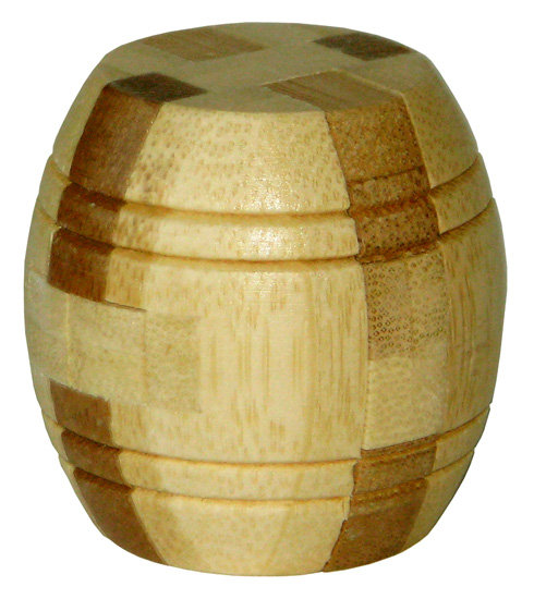 Eureka 3D Bamboo, łamigłówka Barrel, poziom 3/4