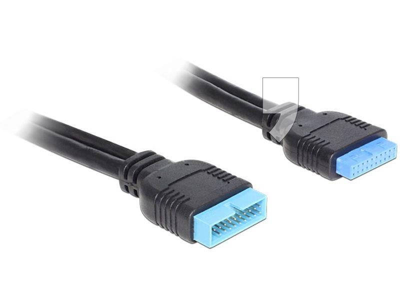 Delock Kabel USB 3.0 82943 [1x Złącze męskie USB 3.0 19-pin - 1x Złącze żeńskie