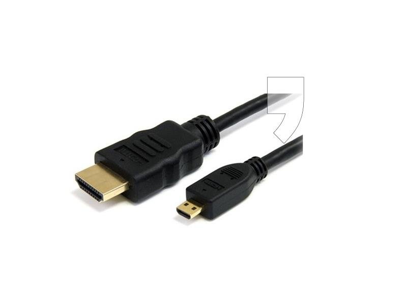 Kabel SAVIO cl-39 (HDMI M - Micro HDMI M; 1m; kolor czarny)