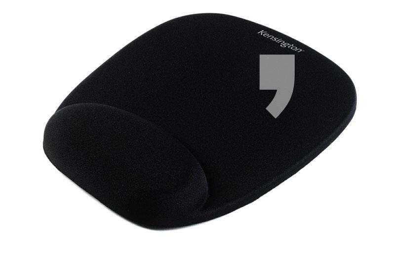 Piankowa podkładka pod mysz i nadgarstek Foam Mouse Pad (Czarna)