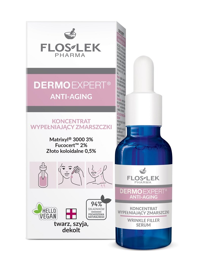 Flos-Lek Floslek Pharma Dermo Expert Koncentrat wypełniający zmarszczki 30ml