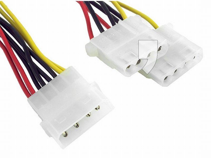 Kabel Molex GEMBIRD CC-PSU-1, 0.13 m