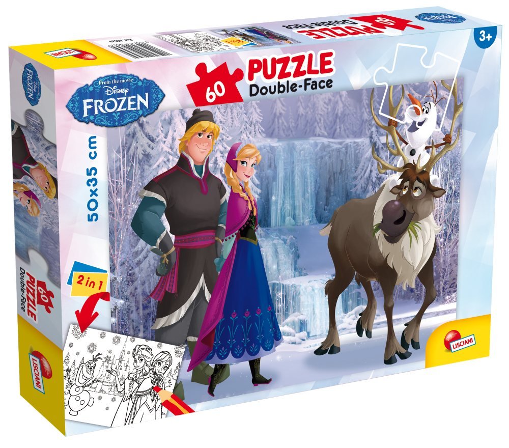Lisciani Giochi Puzzle Frozen 108 el. dwustronne DA-49301