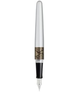 Pilot Pen Pilot 1098054  grubość fountain Pen MR2, Python, M, srebrny 1098054