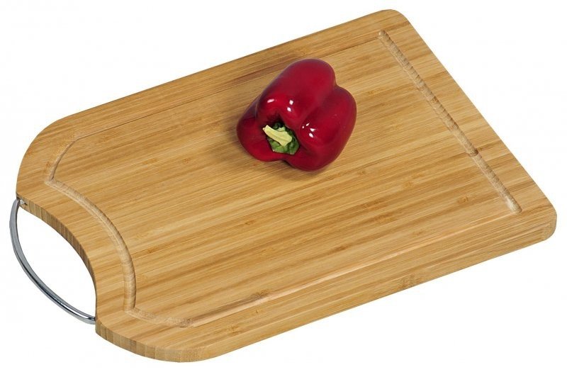Kesper Deska Deski bambusowe z metalową rączką 37 x 26 x 1,6 cm - 58380