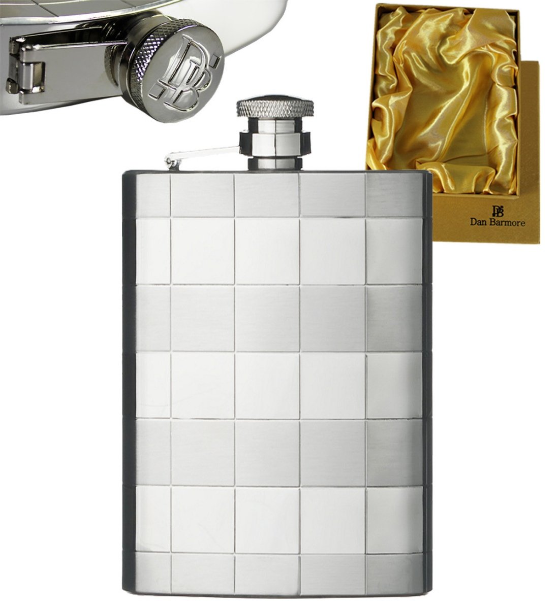 Batek Dan Barmore Piersiówka kratka bez rantu 240 ml