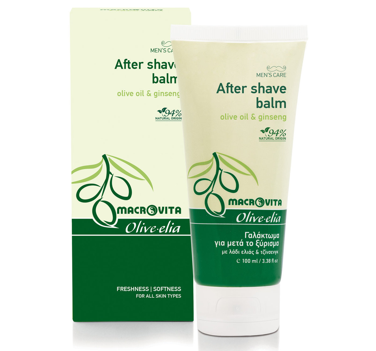 MACROVITA balsam po goleniu oliwa i żeńszeń 100ml