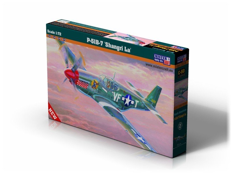 Nieprzypisany Model do sklejania Model C-50 P-51 B-7 Shangri La CRAF000