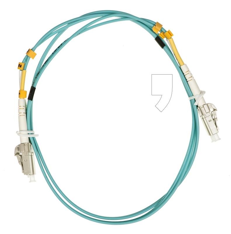 Kabel Patch cord MM LC Duplex ALANTEC FOC-LCLC-5MMD-1-3, 50/125, 1 m