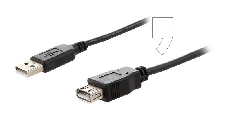 Savio Kabel USB 2.0 męskie - żeńskie,1.8 m CL-69