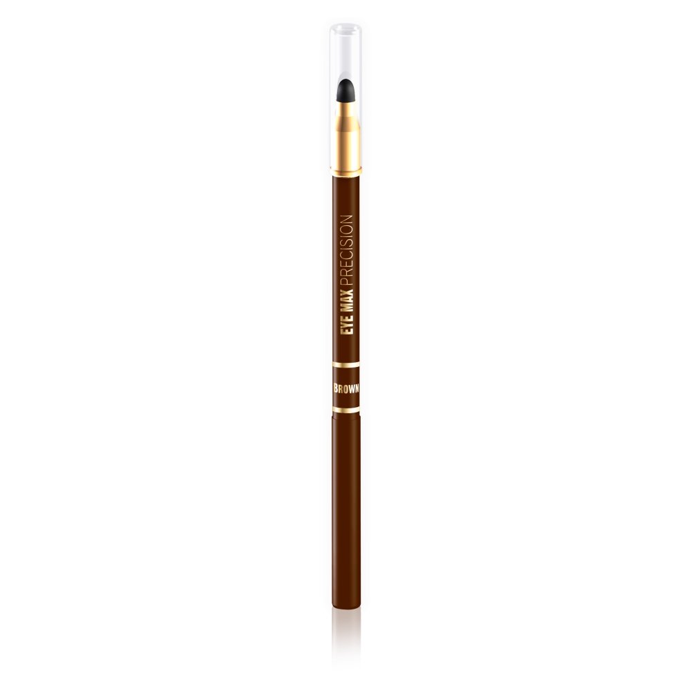 Eveline Eye Max Precision kredka automatyczna z gąbką brązowa 38285