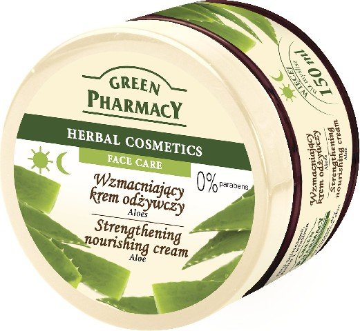 Green Pharmacy Wzmacniający Krem do twarzy odżywczy Aloes 150ml