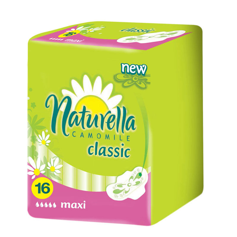 PROCTER & GAMBLE Podpaski higieniczne Naturella Classic Maxi (16 sztuk)