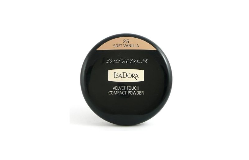 IsaDora Velvet Touch Compact Powder, puder prasowany 25 Soft Vanilla, 10 g