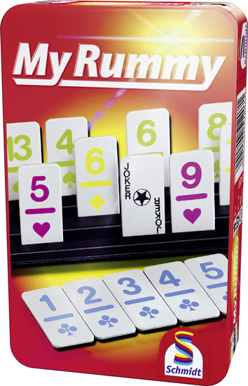 Schmidt Spiele Spiele, gra strategiczna Rummy, wersja podróżna