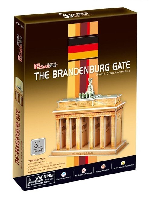 Cubicfun PUZZLE 3D BRAMA BRANDENBURG GXP-509469