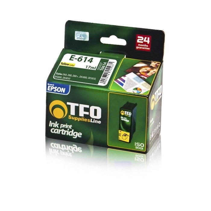 TelForceOne Tusz TFO 614 T0614 17.0ml do Epson Stylus D68 Stylus D88 Stylus D88plus Stylus DX3800 0000130100_ME TF1