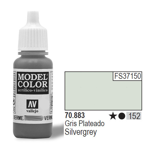 VALLEJO Farba Nr152 Silvergrey Matt 17ml
