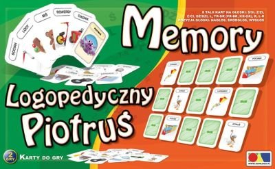 Logopedyczny Piotruś. Memory Zestaw 2