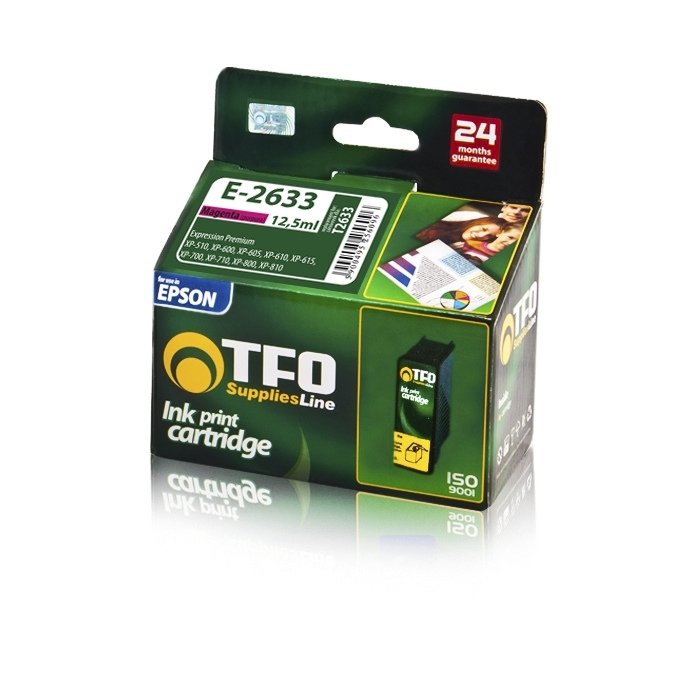 TelForceOne Tusz TFO E-2633 T2633 12,5ml do Epson XP 510 XP 600 XP 605 XP 610 XP 615 T_0010507