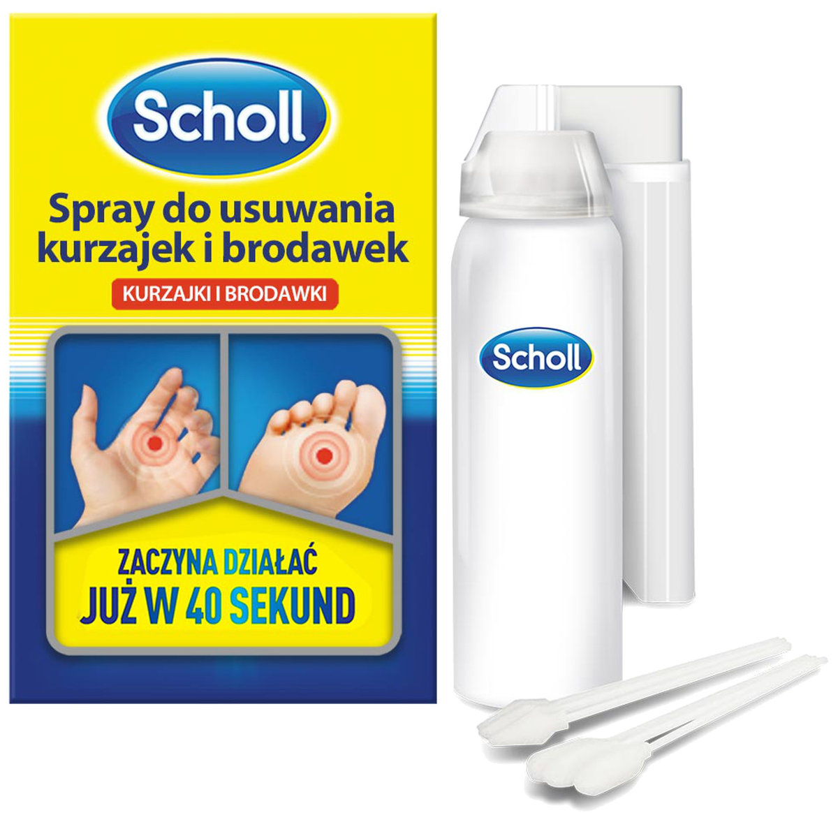 Scholl Spray do usuwania brodawek i kurzajek 80ml