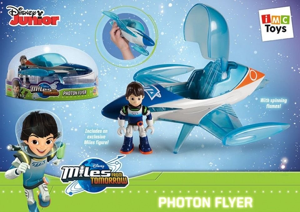 IMC Toys TOYS KOSMICZNY POJAZD PHOTON FLYER Z FIGURKĄ