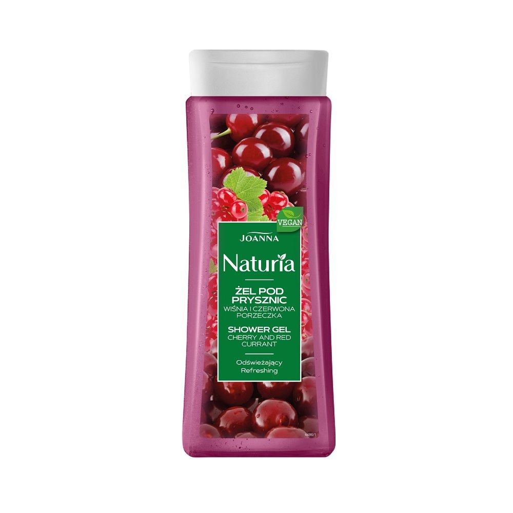 Joanna Naturia: żel pod prysznic z wiśnią i porzeczką 300ml