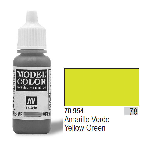 VALLEJO Farba nr 78 Yellow Green