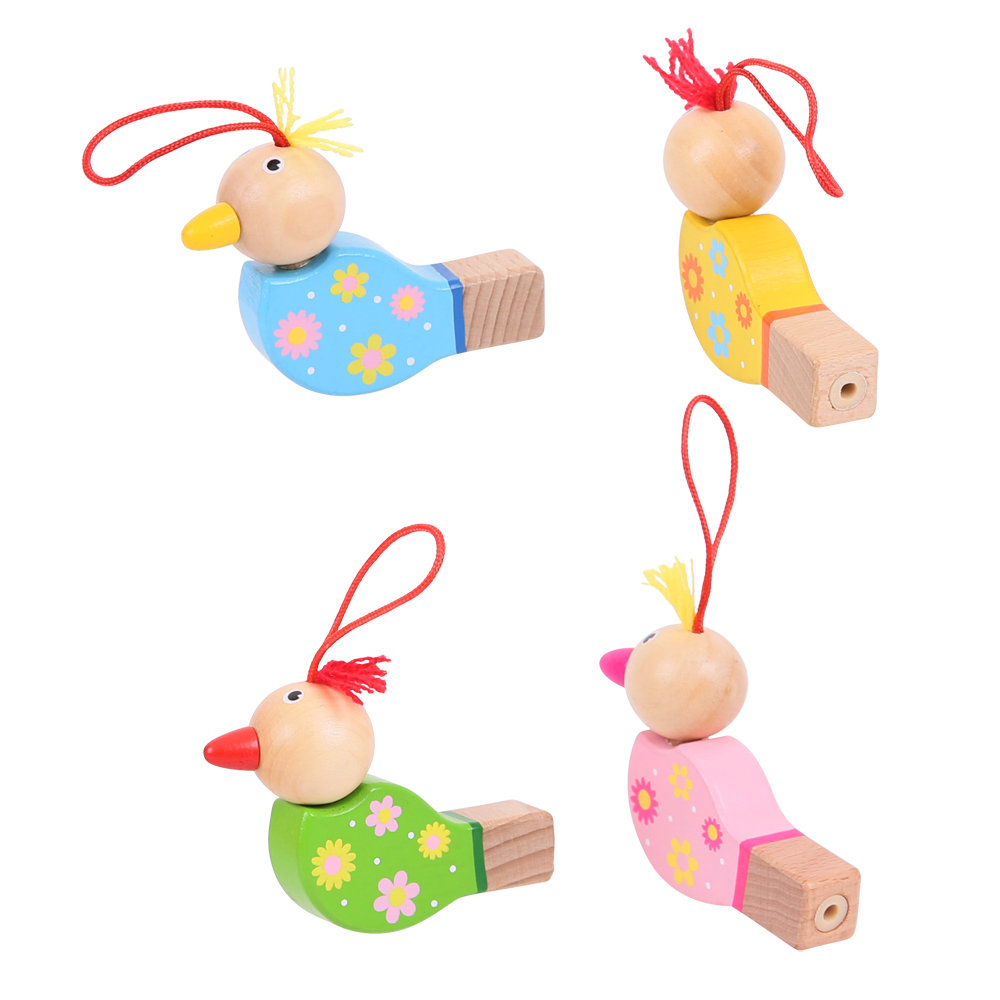 Bigjigs Toys Drewniane gwizdki Ptaszki