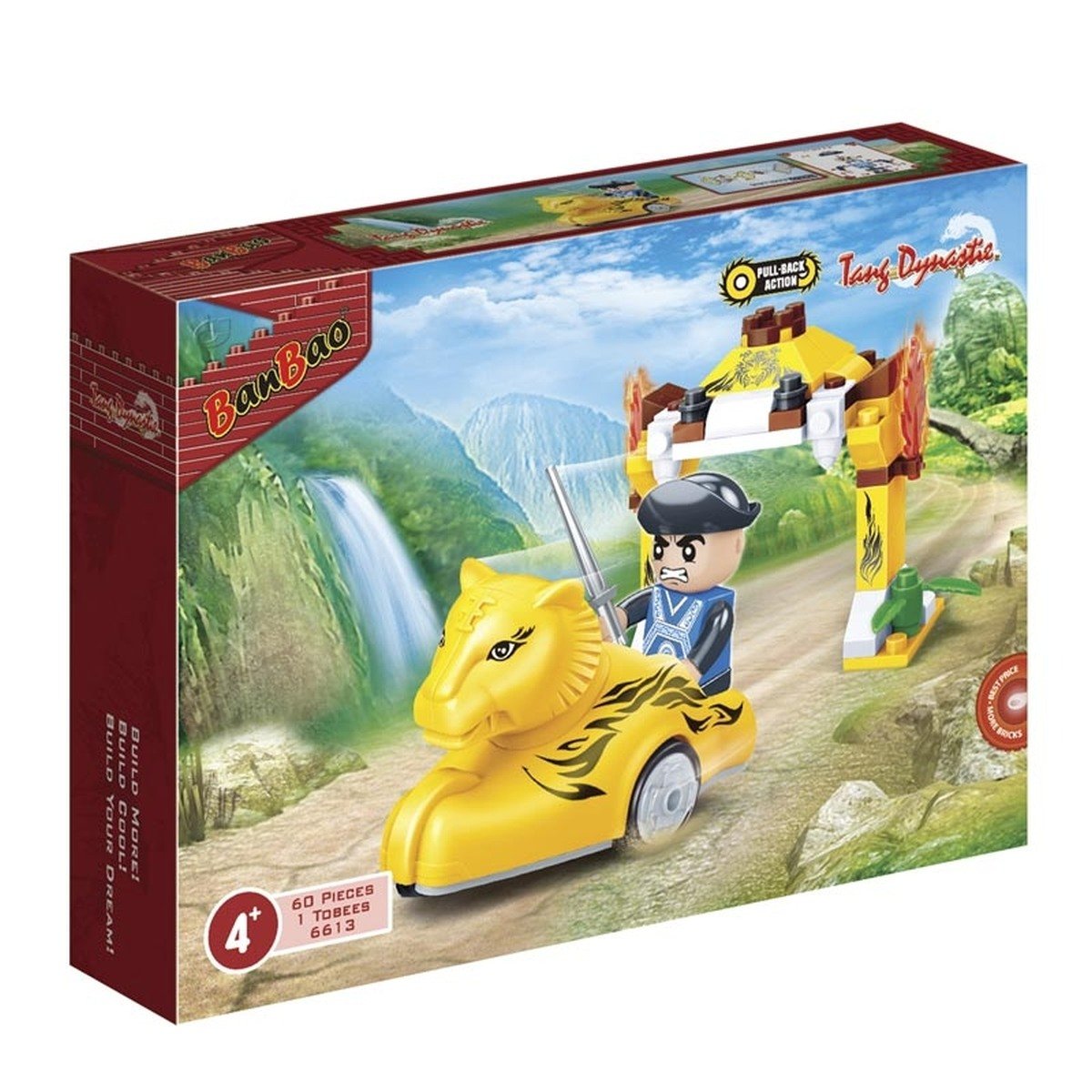 Banbao KLOCKI 6613 Dynastia Tang Złoty Wojownik