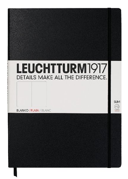 Notes Master Leuchtturm1917 Slim gładki czarny 330754-
