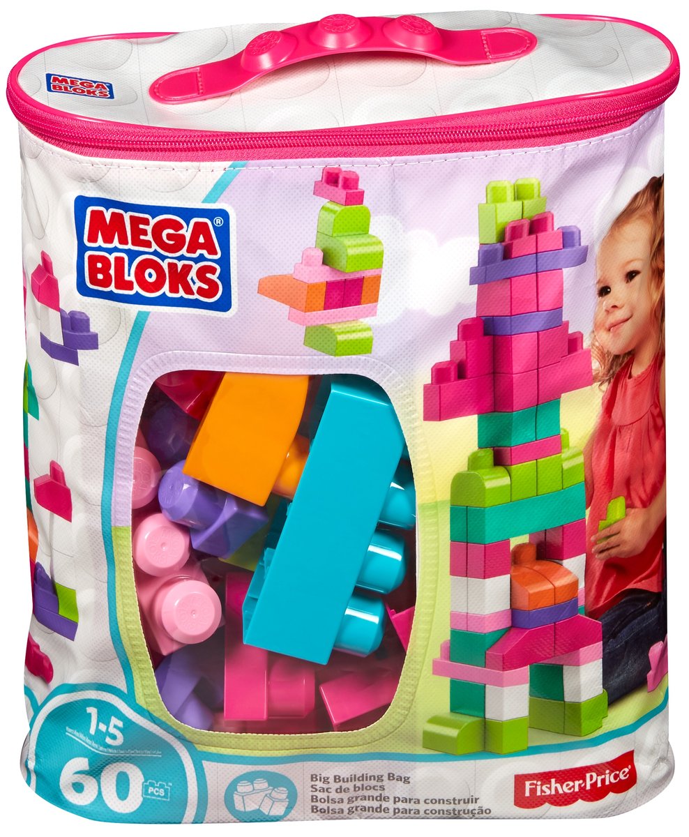 Mega Bloks, klocki 60 elementów Torba First Builders Ast., CYP67
