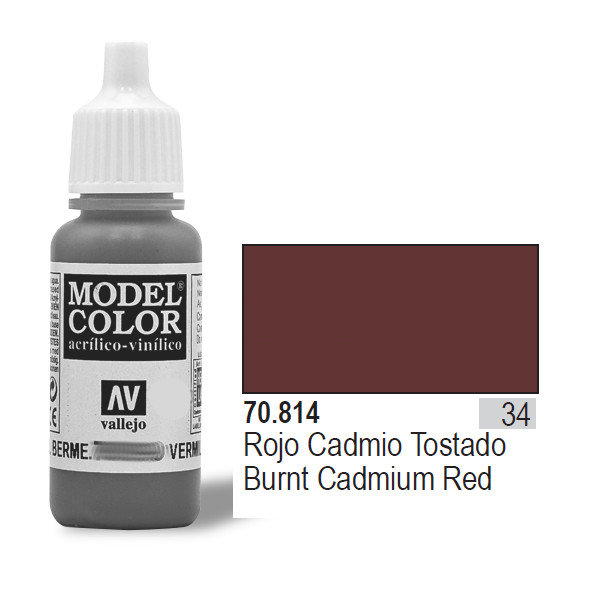 VALLEJO Farba Nr34 Cadiu m Umber Red 17mlMatt