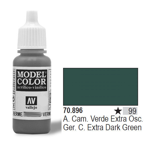 VALLEJO Farba Nr99 Ger. Dark Green 17mlMatt