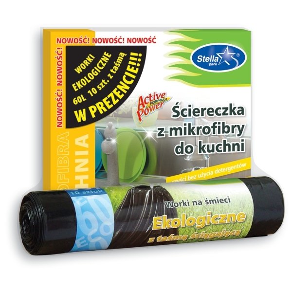 Stella pack ściereczka z mikrofibry do kuchni 1szt.