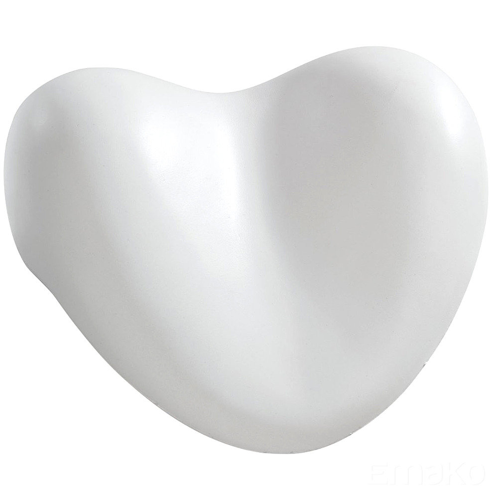 Biała poduszka do wanny Wenko Bath Pillow, 25x11 cm