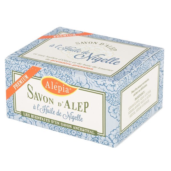 Alepia Premium, mydło alep z czarnuszką, 125 g