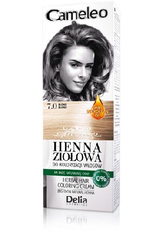 DELIA Cosmetics Cameleo Henna Ziołowa nr 7.0 blond 75g