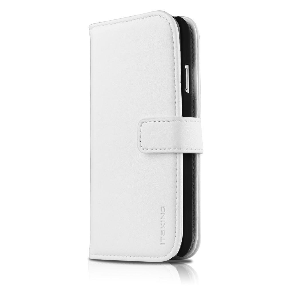 ItSkins isgs4 bookc-WITE Wallet Buch pokrowiec ochronny na Samsung Galaxy S4 Biały