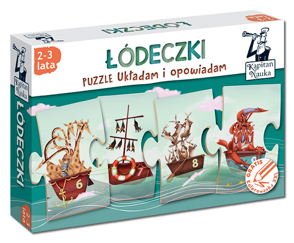 Edgard Puzzle. Układam i opowiadam. Łódeczki