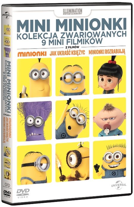 Mini Minionki Kolekcja 9 zwariowanych mini filmików DVD