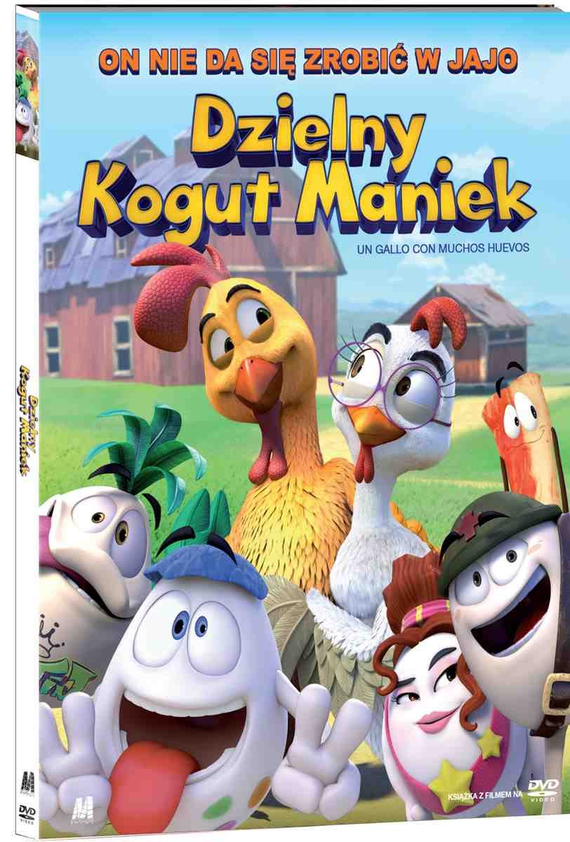 Dzielny kogut Maniek DVD + książeczka