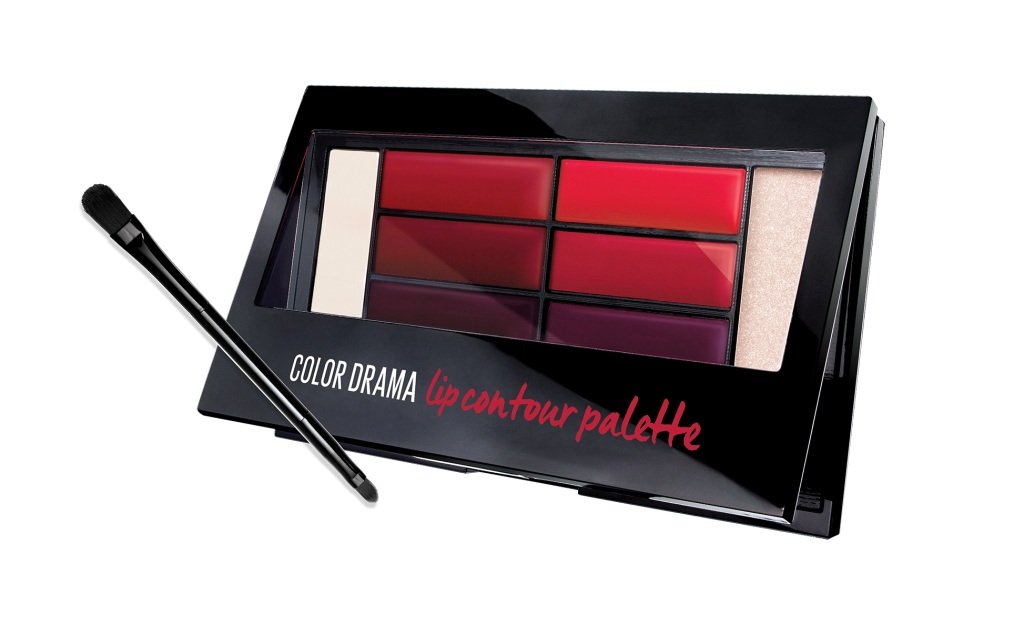 Maybelline Color Drama Lip Contour Palette paleta do konturowania ust Crimson Vixen 4g