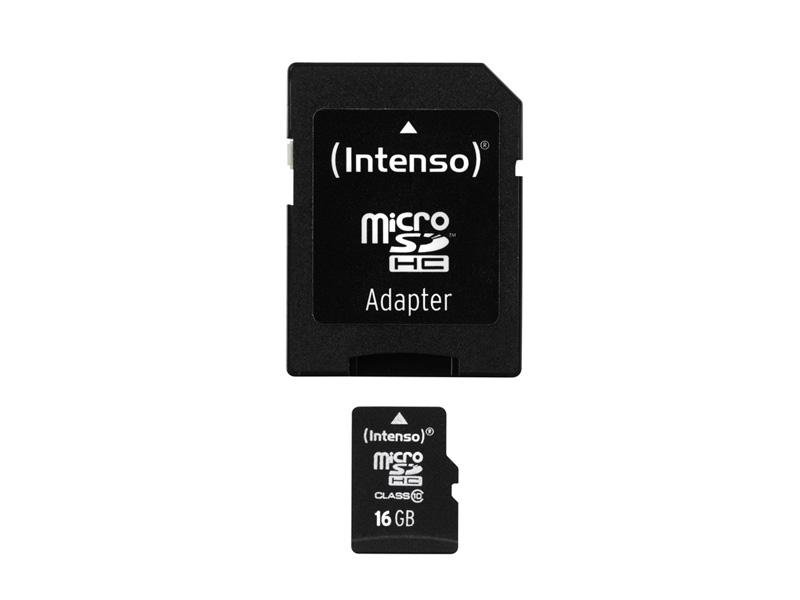 Karta pamięci INTENSO microSDHC, 16 GB, Class 10